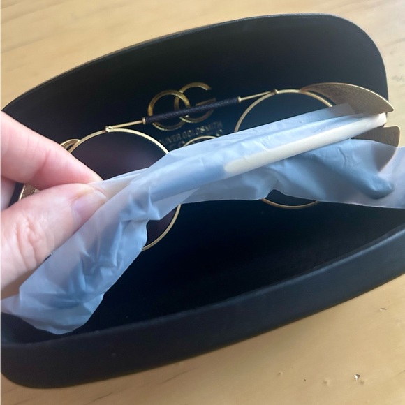 Oliver Goldsmith NEW Decades 1920s Round Gold Sunglasses - Picture 7 of 10